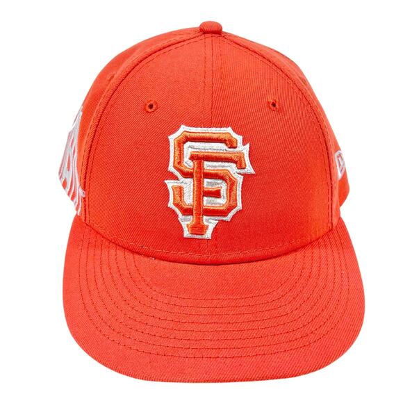 New Era San Francisco Giants Orange City Cap Hat 7 1/2 Fitted 59FIFTY - Picture 1 of 9